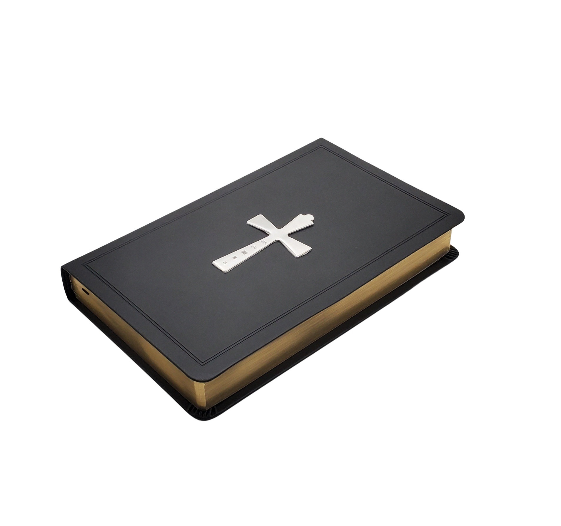 KJV Deluxe Leather Touch BLACK Bible with 3